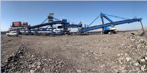 Opencast Mines Crawler transfer conveyor For Waste Bulk Material Handling