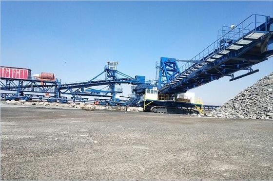 Opencast Mines Crawler transfer conveyor For Waste Bulk Material Handling