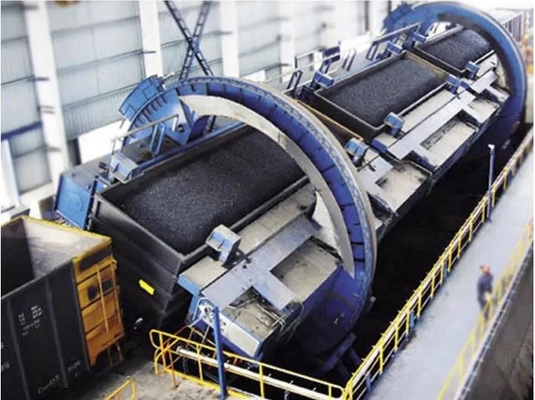 Carbon Steel Wagon Tippler Unloading System For Coal Handling And Transporting