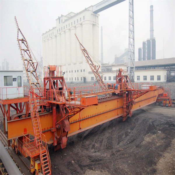Longitudinal Stockyard Bridge Type Bucket Wheel Reclaimer For Coal Fired Power Plant